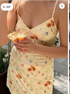 Djerf Avenue Go Slow Fruit Dress